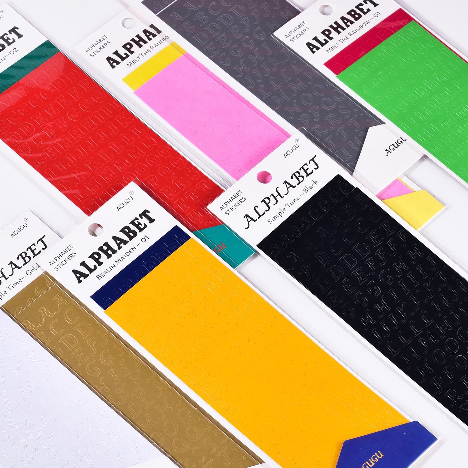 Alphabet Glitter Stickers