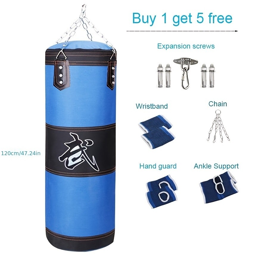 Kick Boxing Set with Ceiling Hook Steel Chain  Perfect for Home Gym Training