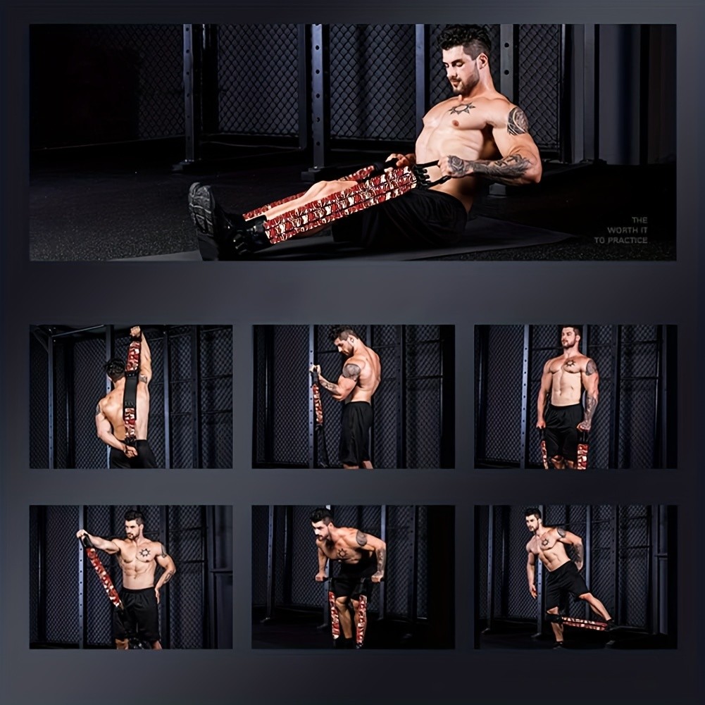 3pcs Adjustable Bench Press Push Up Resistance Bands  Maximize Your Chest and Arm Strength