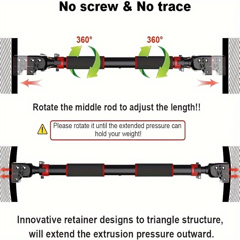200kg Adjustable Stainless Steel Door Mount Pull Up Bar  Your Ultimate Strength Training Solution