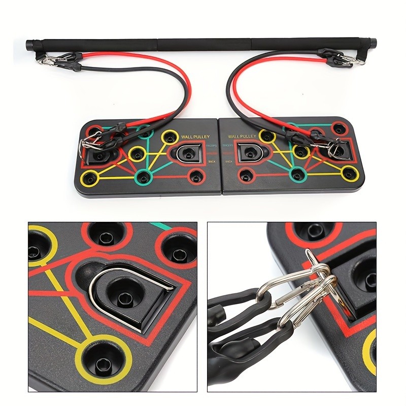 New Push-Up Board Fitness Set  Ultimate Home Workout Solution for Chest, Abs, and Back Muscles