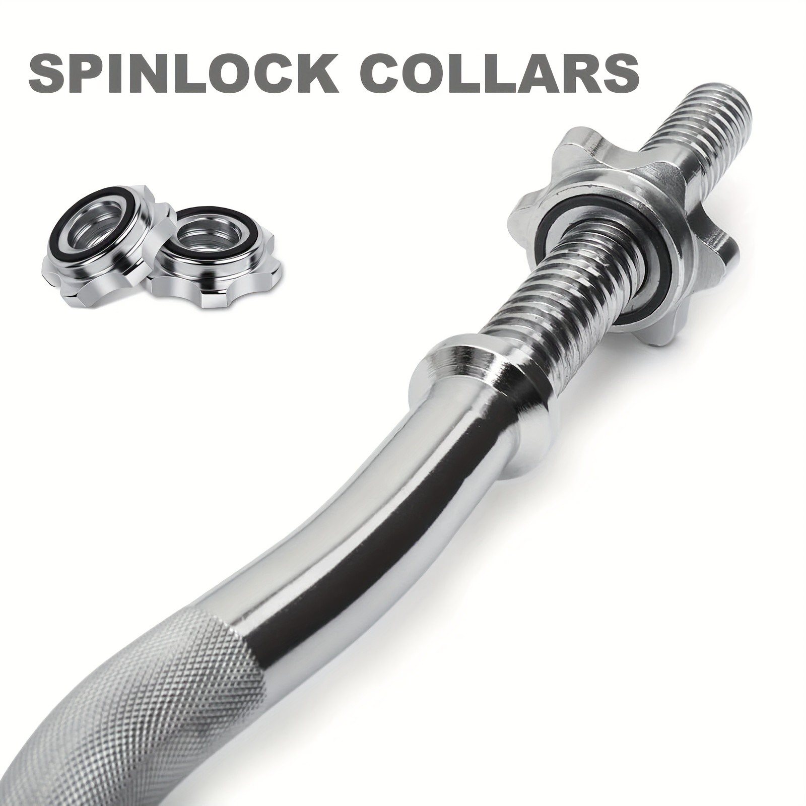 1.2m/47" Heavy Duty Curl Weight Lifting Bar  Build Stronger Arms with Precision