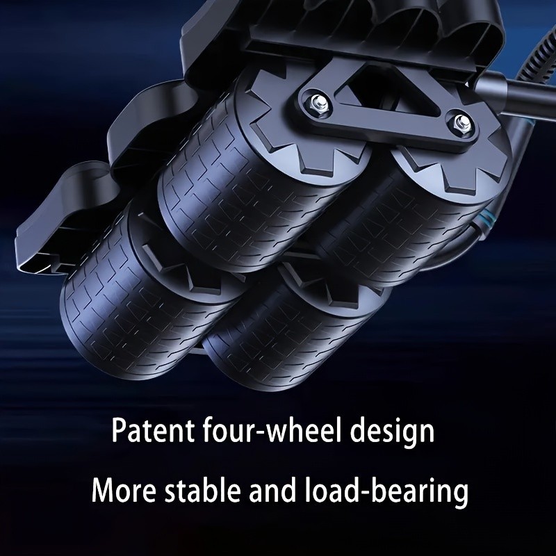 Upgraded Eight-Elbow Abdominal Fitness Wheel: Achieve Perfect Abs and Full-Body Strength