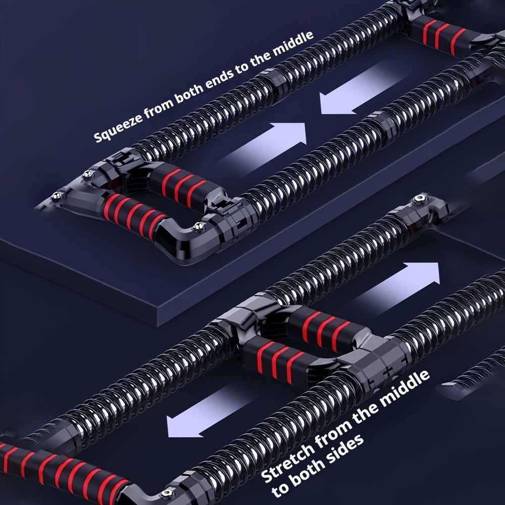 Versatile Push Bar & Chest Expander Set: Your Full-Body Workout Solution