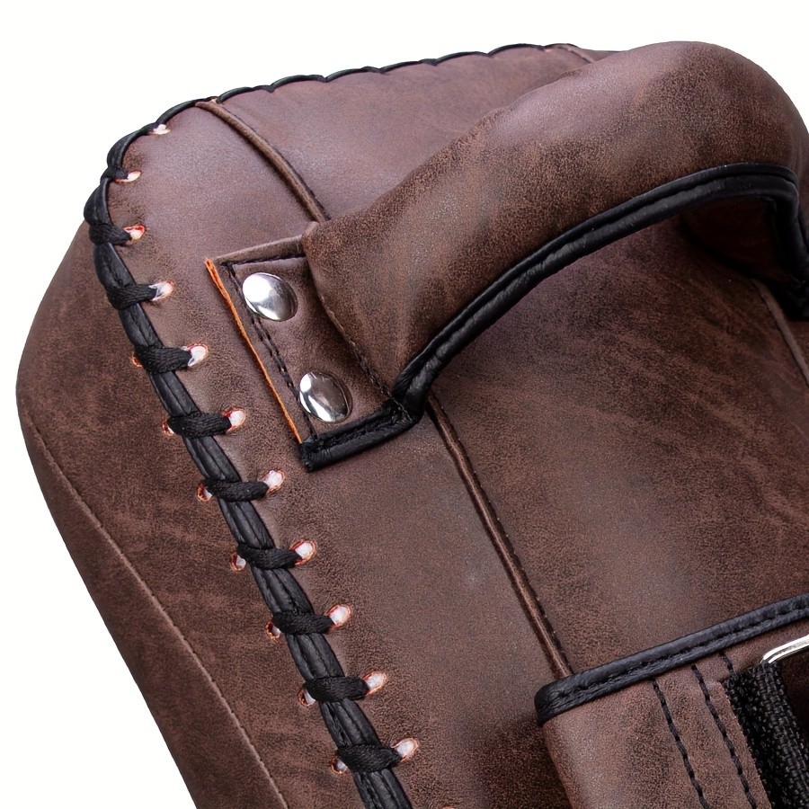 GINGPAI Vintage Curved Punch Mitts for Kickboxing, Muay Thai, and MMA Training
