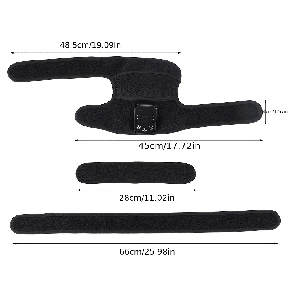 Heating Vibration Knee Pad Electric Massager: Multi-Function Shoulder and Knee Pain Relief