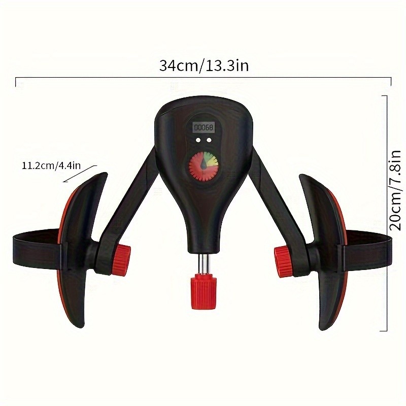 Adjustable Kegel Exerciser with Digital Counter: 360 Rotating Resistance Bands for Pelvic Floor & Core Strength