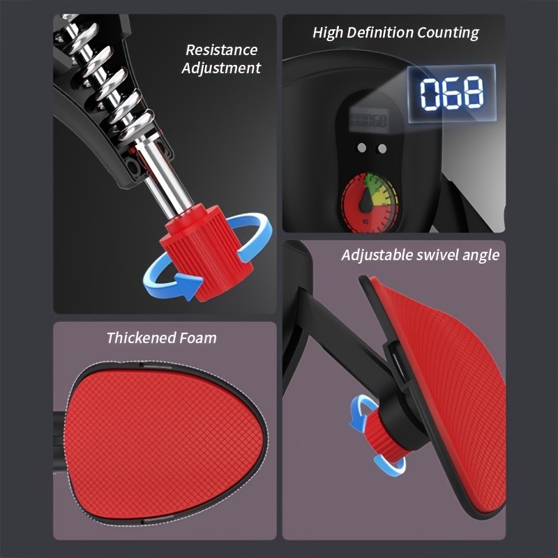 Adjustable Kegel Exerciser with Digital Counter: 360 Rotating Resistance Bands for Pelvic Floor & Core Strength