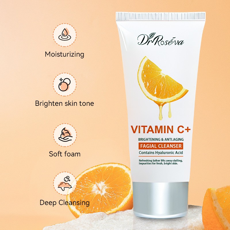 Dr. Rosva Vitamin C+ Brightening & Anti-Aging Facial Cleanser