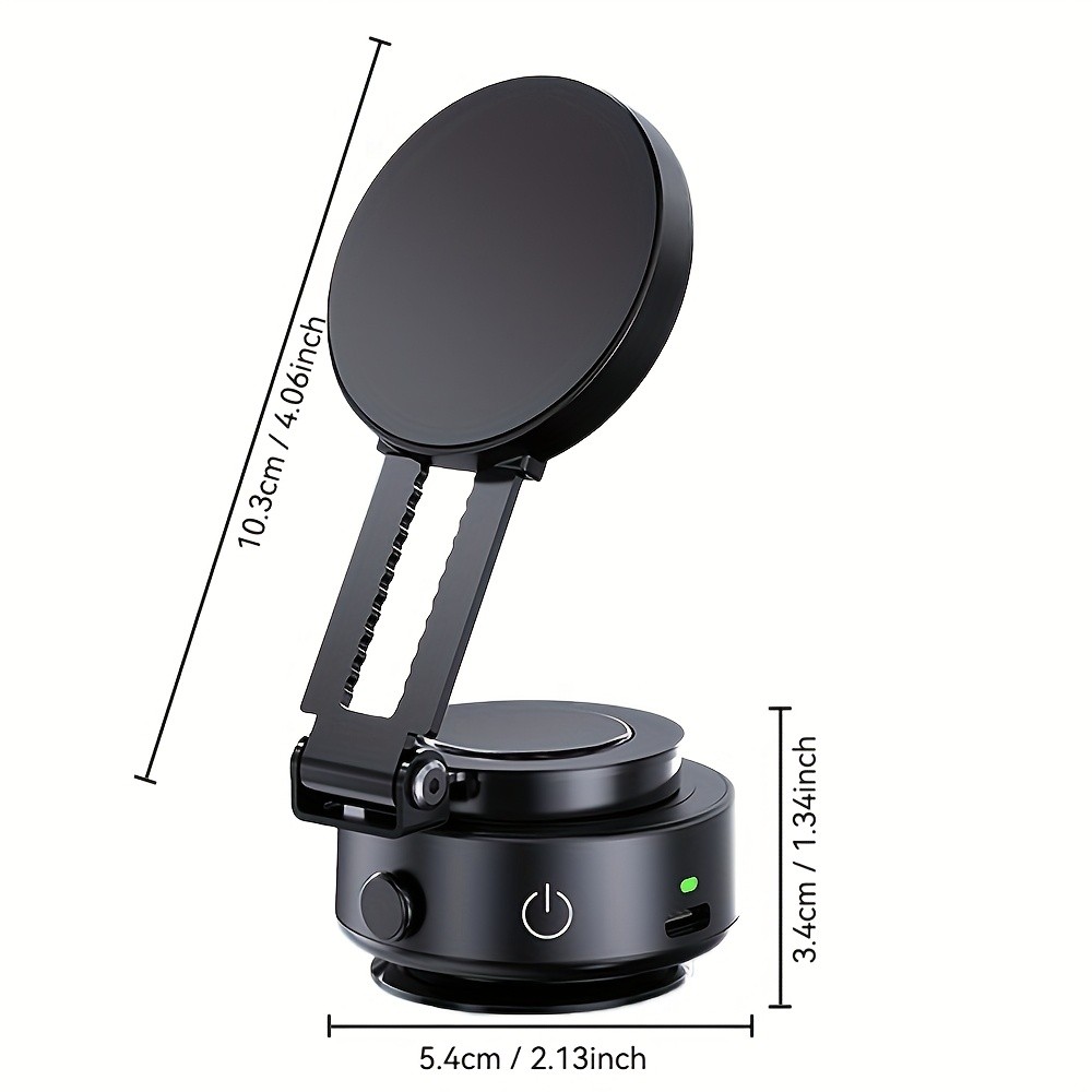 Upgraded Magnetic Suction Mobile Phone Holder for Car  360 Rotation, Retractable, Strong Suction and High Stability