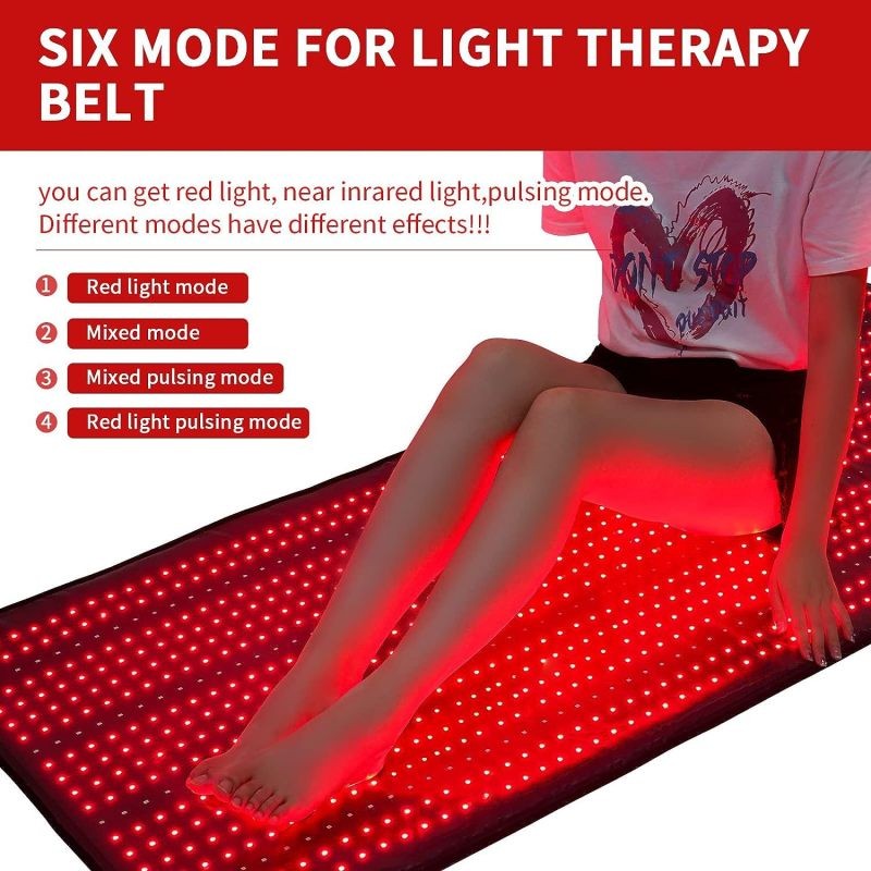 Oversized Red Light Dual Wavelength Far Infrared Mattress Fat Thermal Body Shaping Belt
