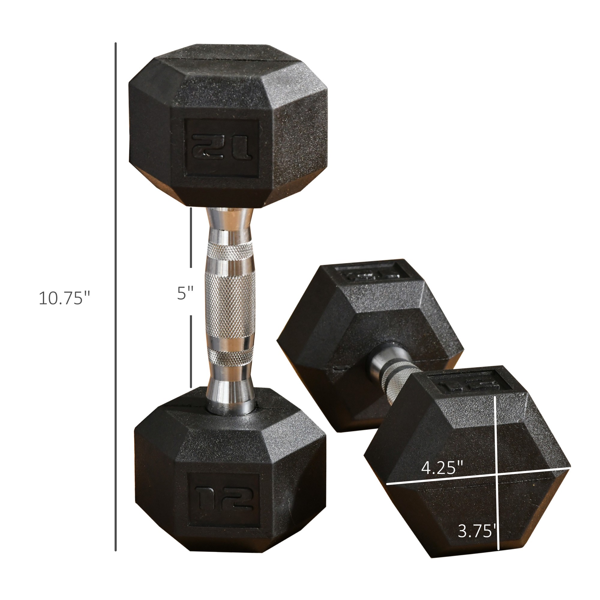 Hex Dumbbell Set