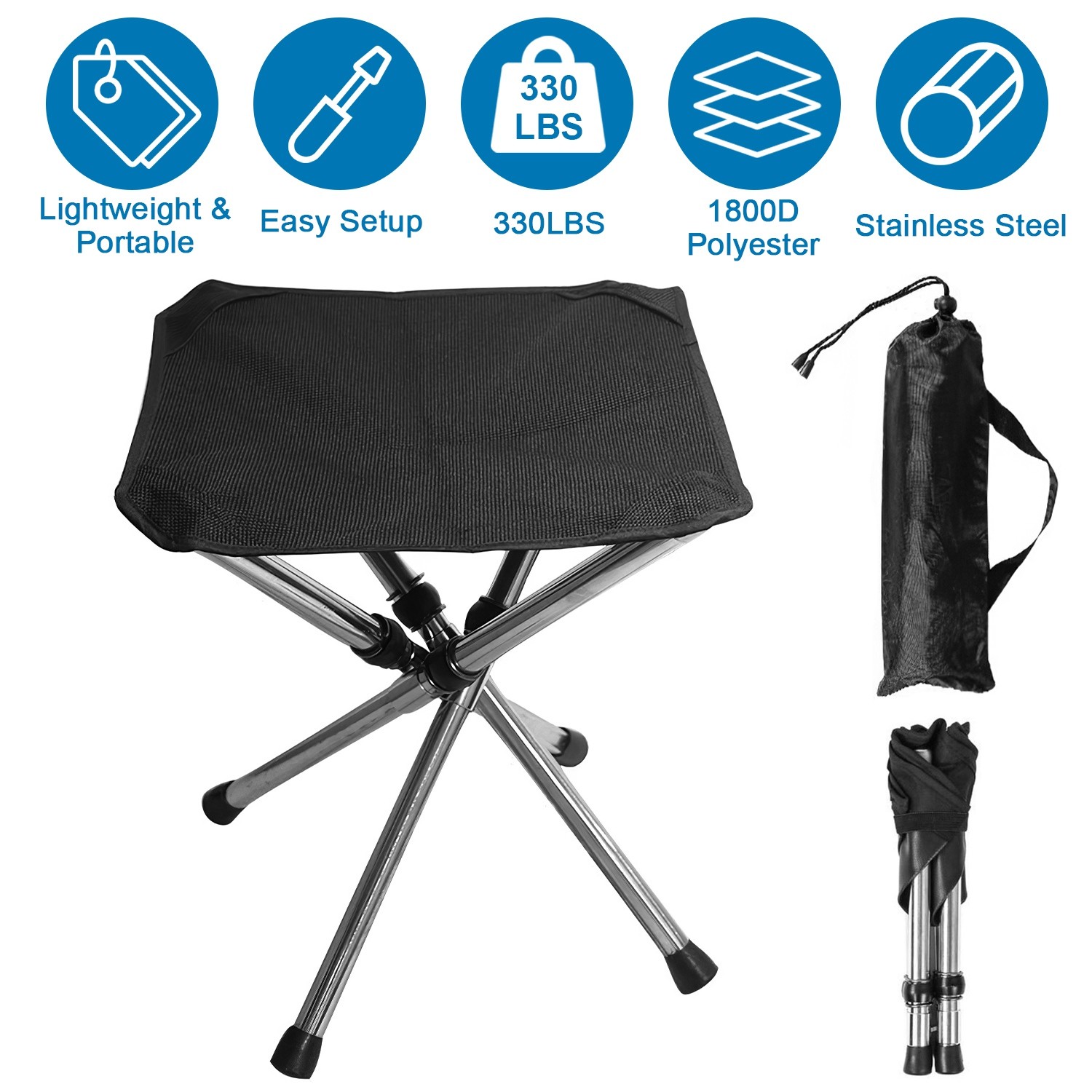 Lightweight Folding Stool
