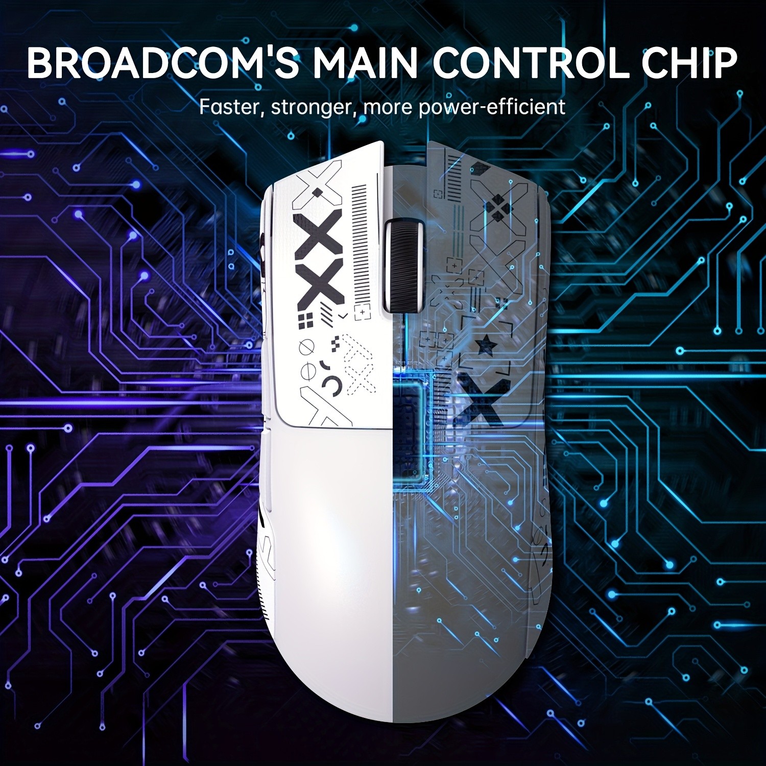 ATTACK SHARK X11 Gaming Mouse Compatible for Xbox/PS/Win11 with Magnetic Charging Dock, BT/2.4G/Wired Wireless Mouse, PixArt PAW3311 Sensor, 22000 DPI, Compatible with PS, Mac, PC, Office & Gaming (White)