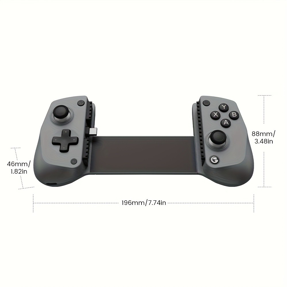 GameSir X5 Lite Mobile Gamepad | Hall Effect Sticks for FPS/MOBA, Ultra-Light 135g, Turbo Buttons, Pass-Through Charging, for iOS/Android, USB Connectivity - Grey