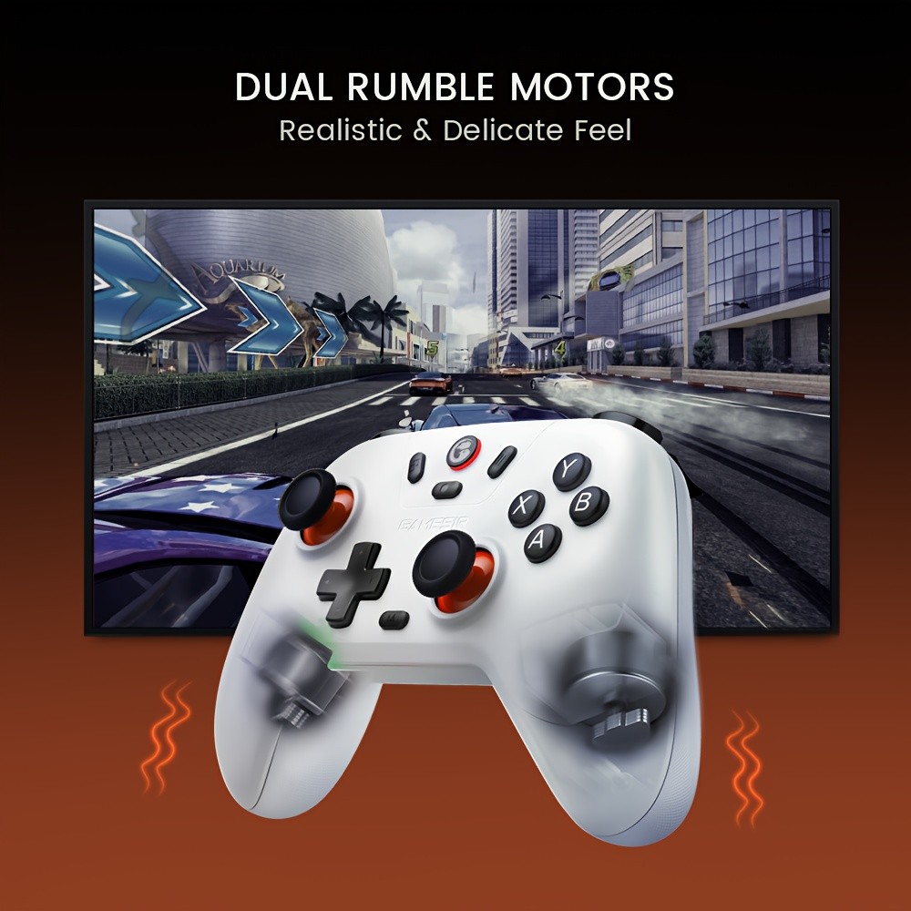 : GameSir Nova Lite Wireless Controller  Works with Windows PCs, iPhones, Android Devices, Switch Consoles, and Steam Decks | Hall Effect Triggers, Turbo Function, Rumble Vibration, Wireless and Wired Support