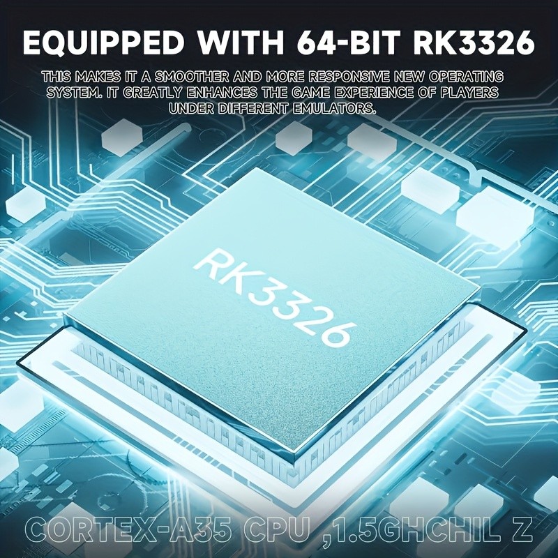 Retro Handheld Game Console  Long Battery Life 3500mAh, USB Charging, Supports Multiple Games, 3.5-Inch Display, 64G TF Card, Ideal for Christmas, Thanksgiving, and Black Friday Gifts