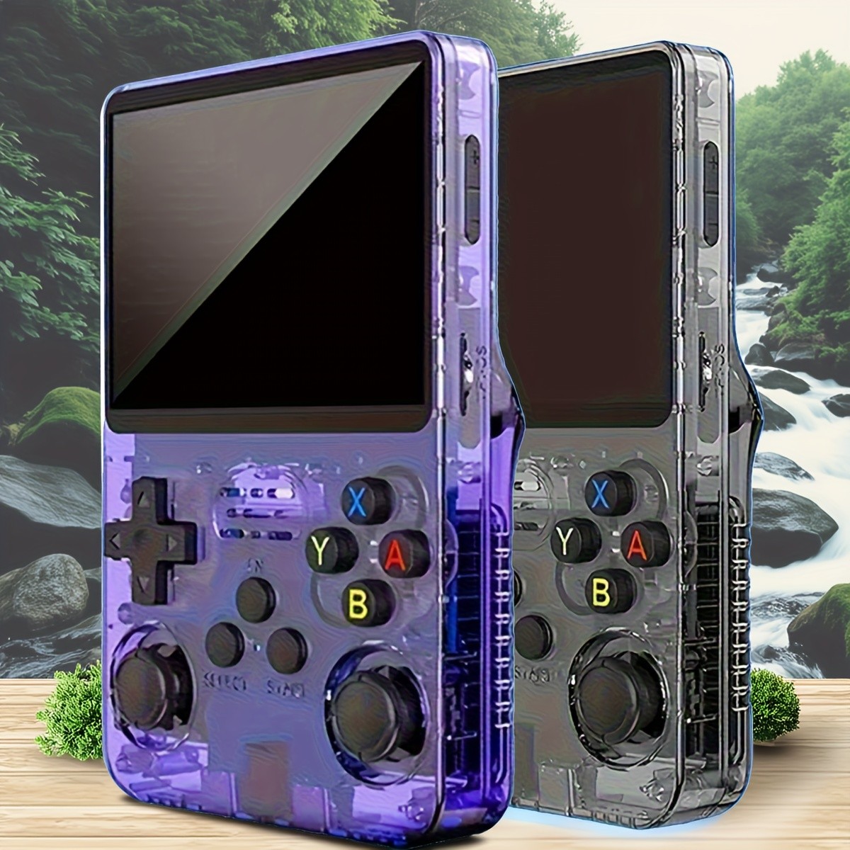 Retro Handheld Game Console  Long Battery Life 3500mAh, USB Charging, Supports Multiple Games, 3.5-Inch Display, 64G TF Card, Ideal for Christmas, Thanksgiving, and Black Friday Gifts