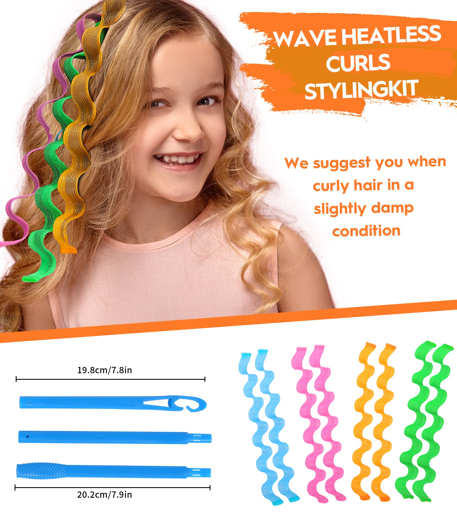 Heatless Hair Curlers