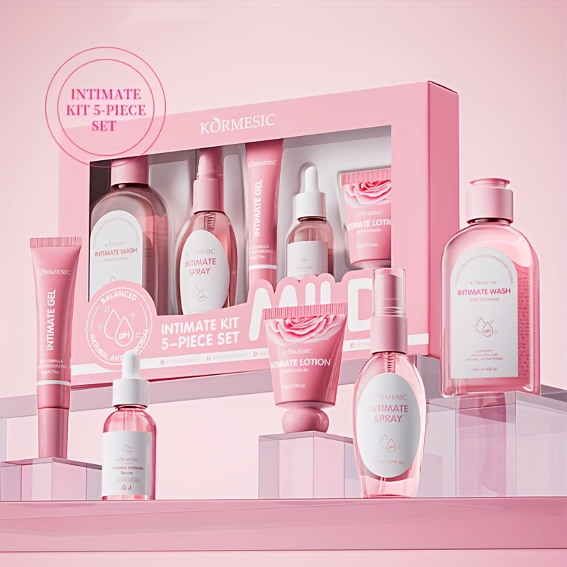 Kormesic Intimate Kit 5-Piece Set  Complete Care for Intimate Hygiene