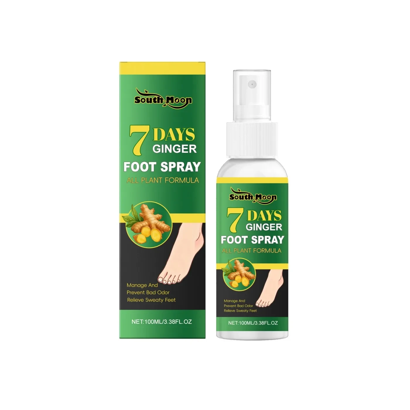 South Moon 7 Days Ginger Foot Spray