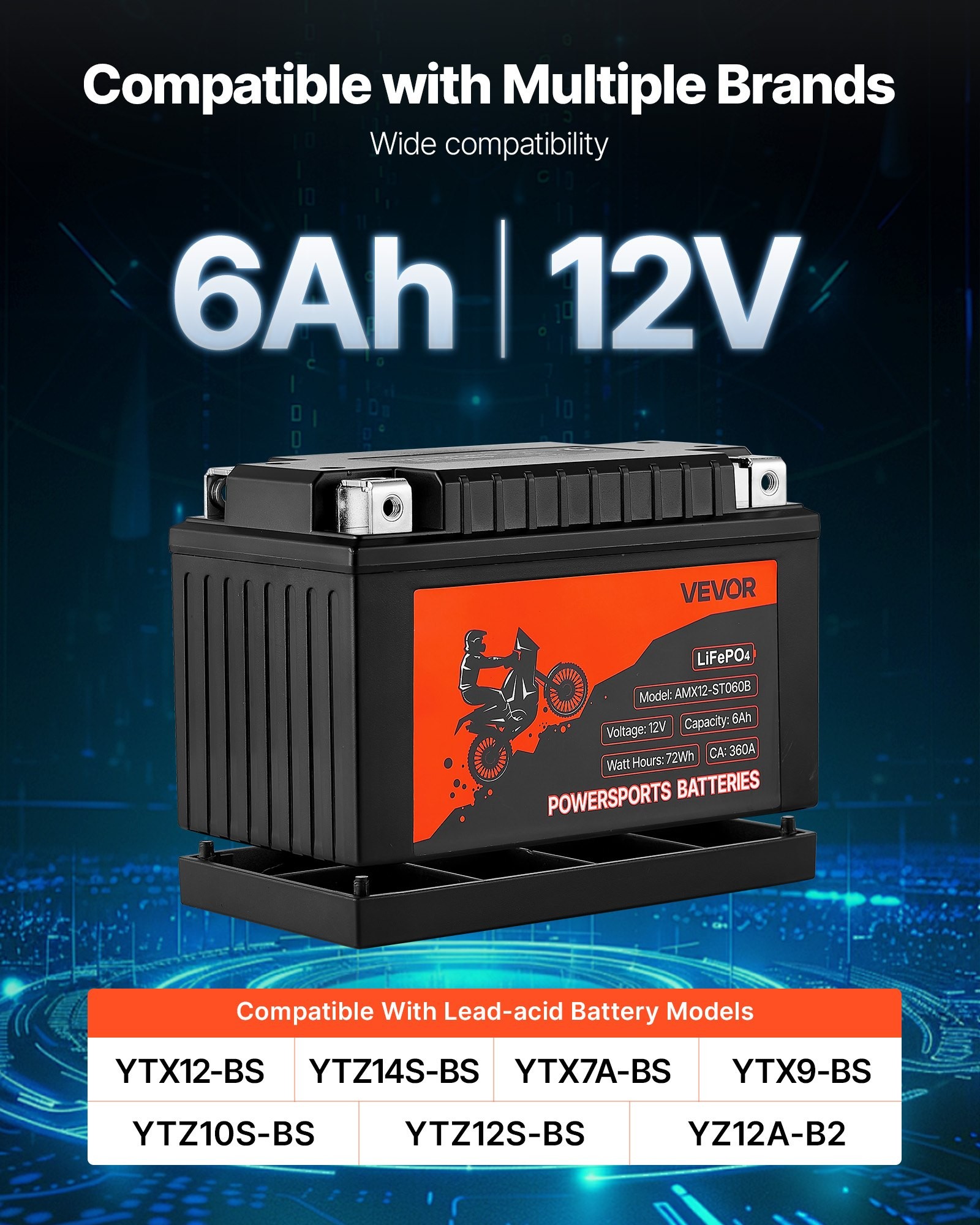 12V 6Ah Battery