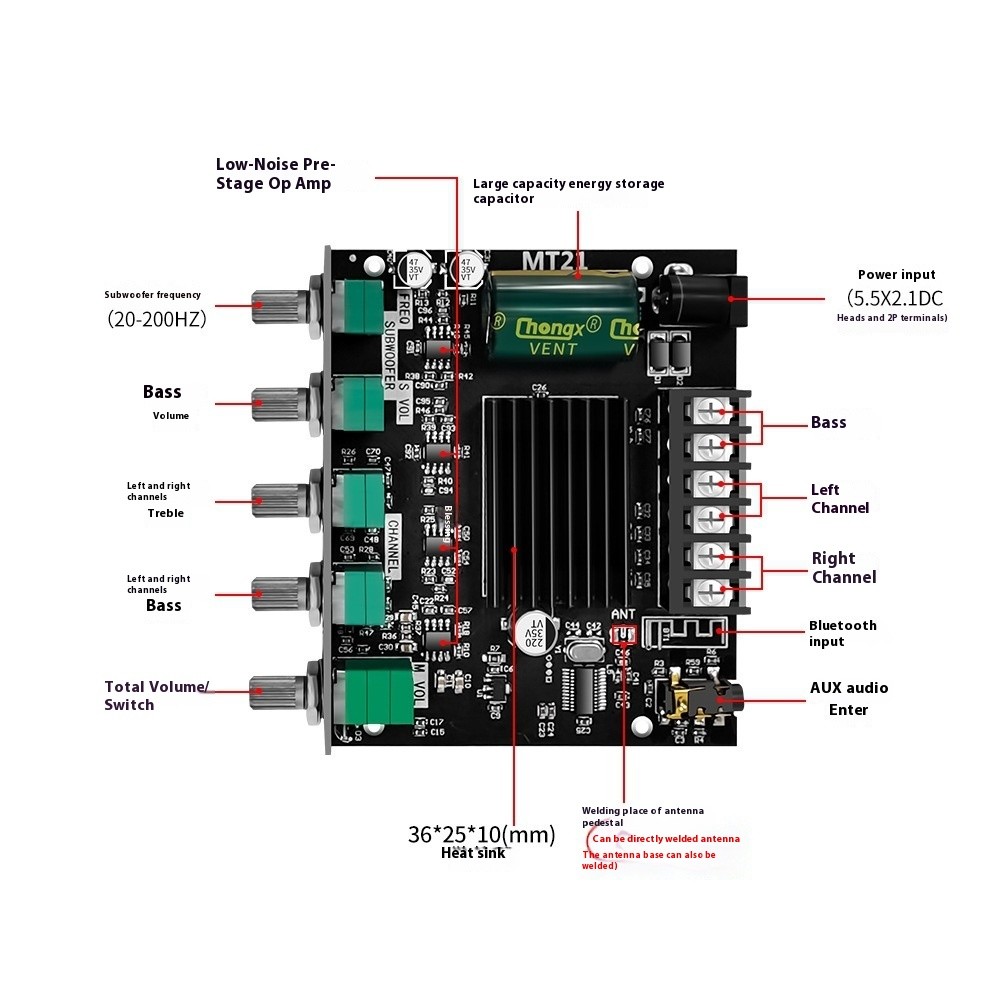 Amplifier Board Subwoofer