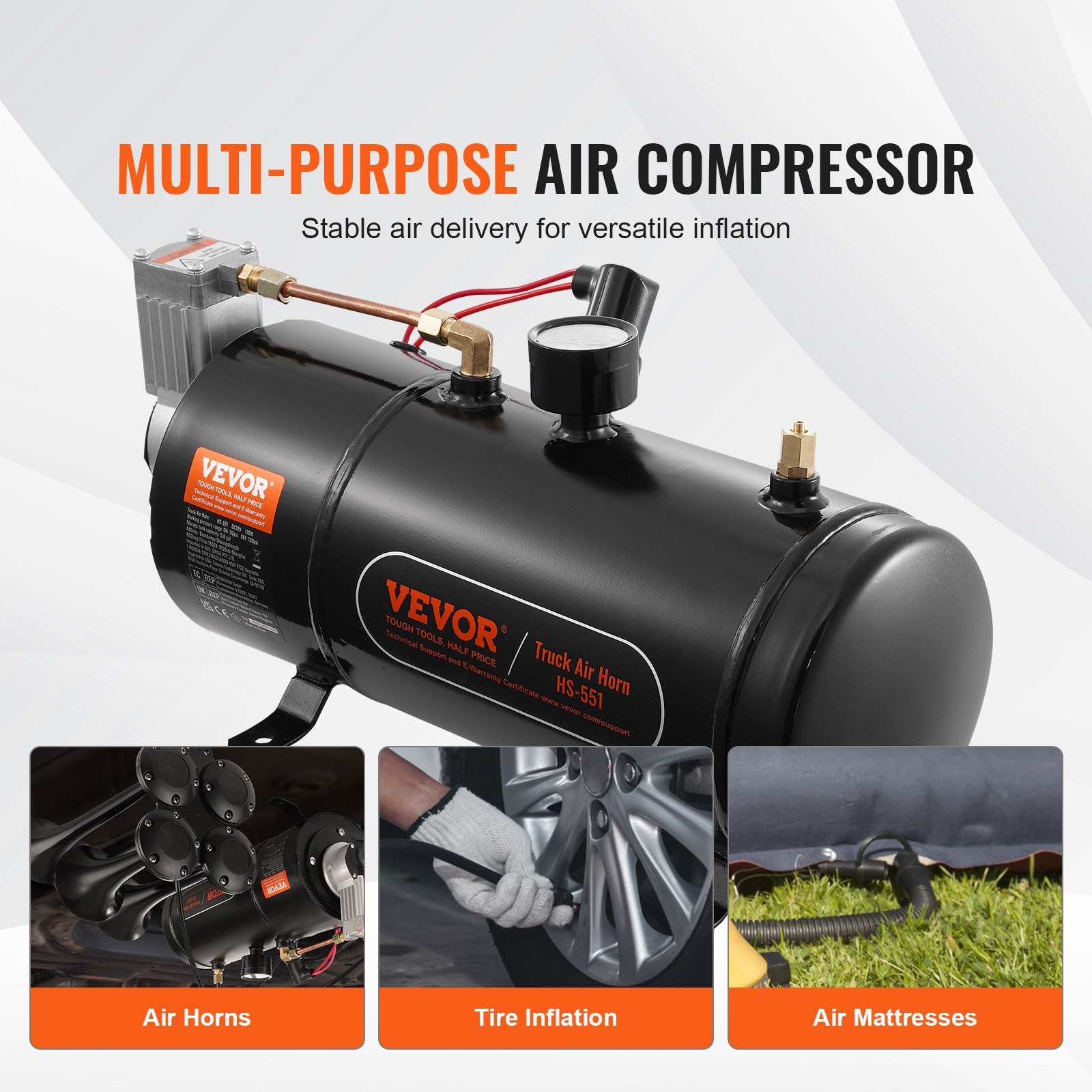 Air Compressor with Tank