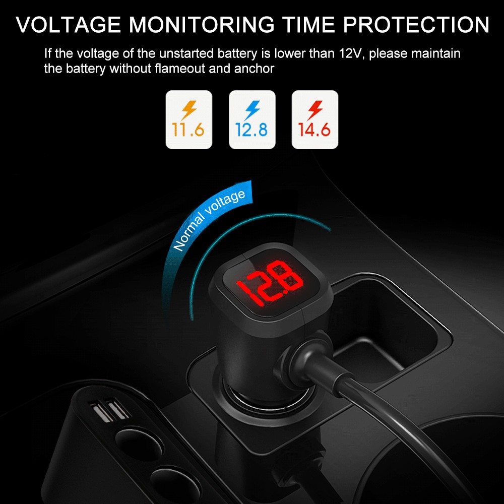 Car Dual Outlet Adapter