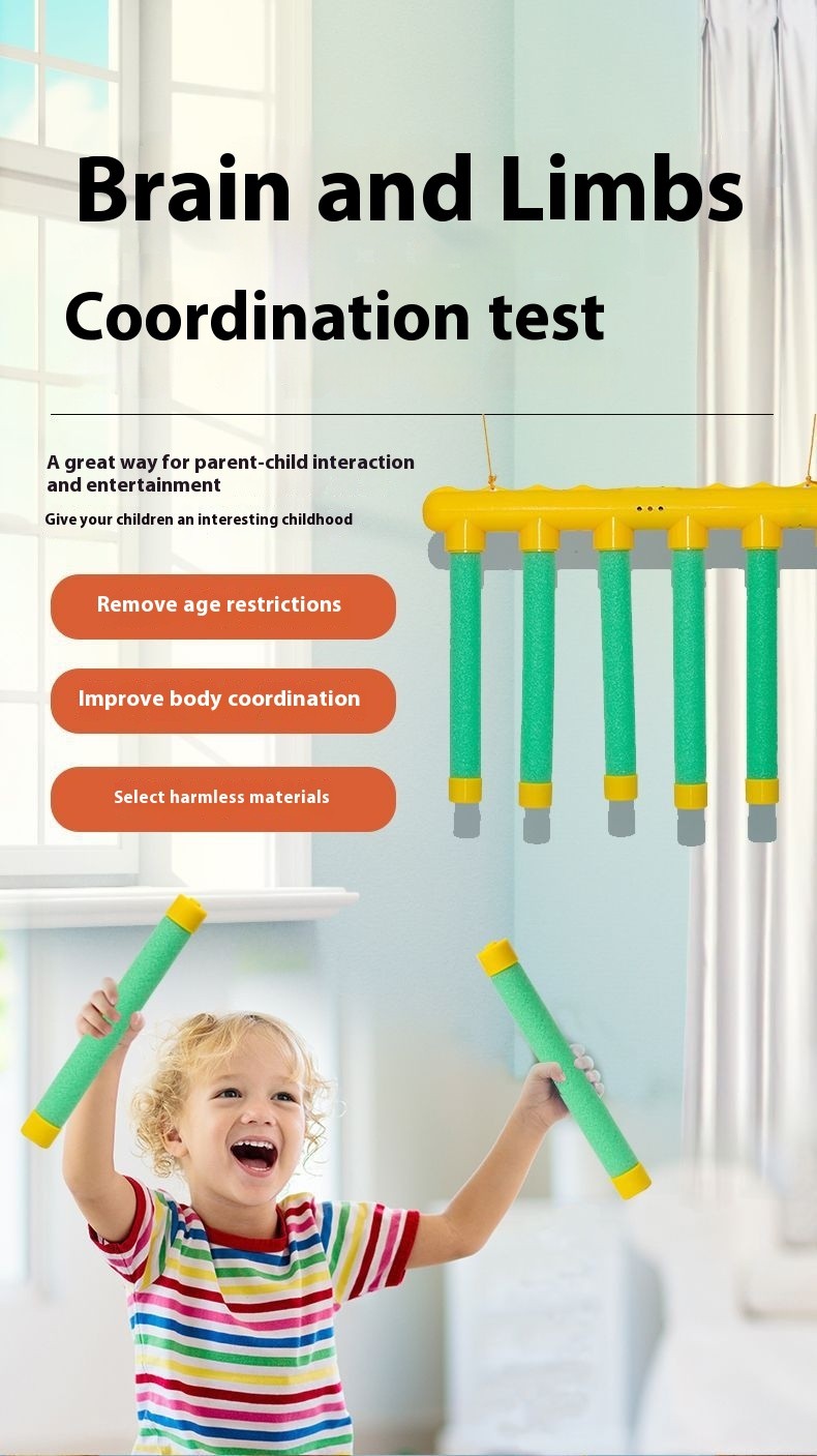 Reflective Drop Stick Challenge Game