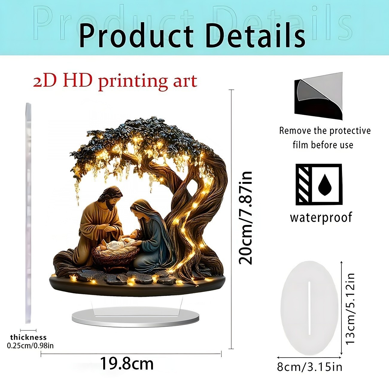 Nativity Scene Desktop Decoration