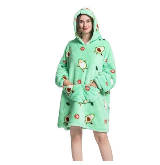 Oversized Long Wearable Hoodie