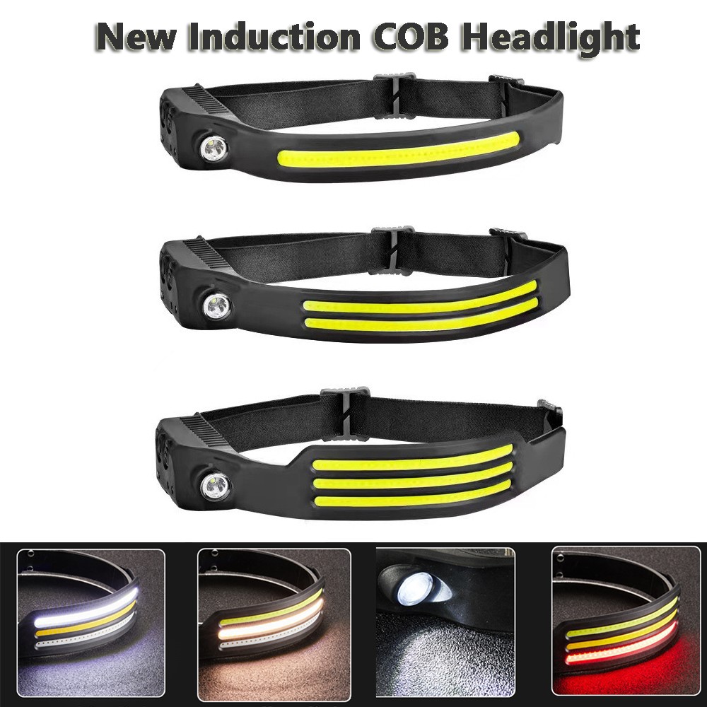 USB Rechargeable LED Sensor Headlamp