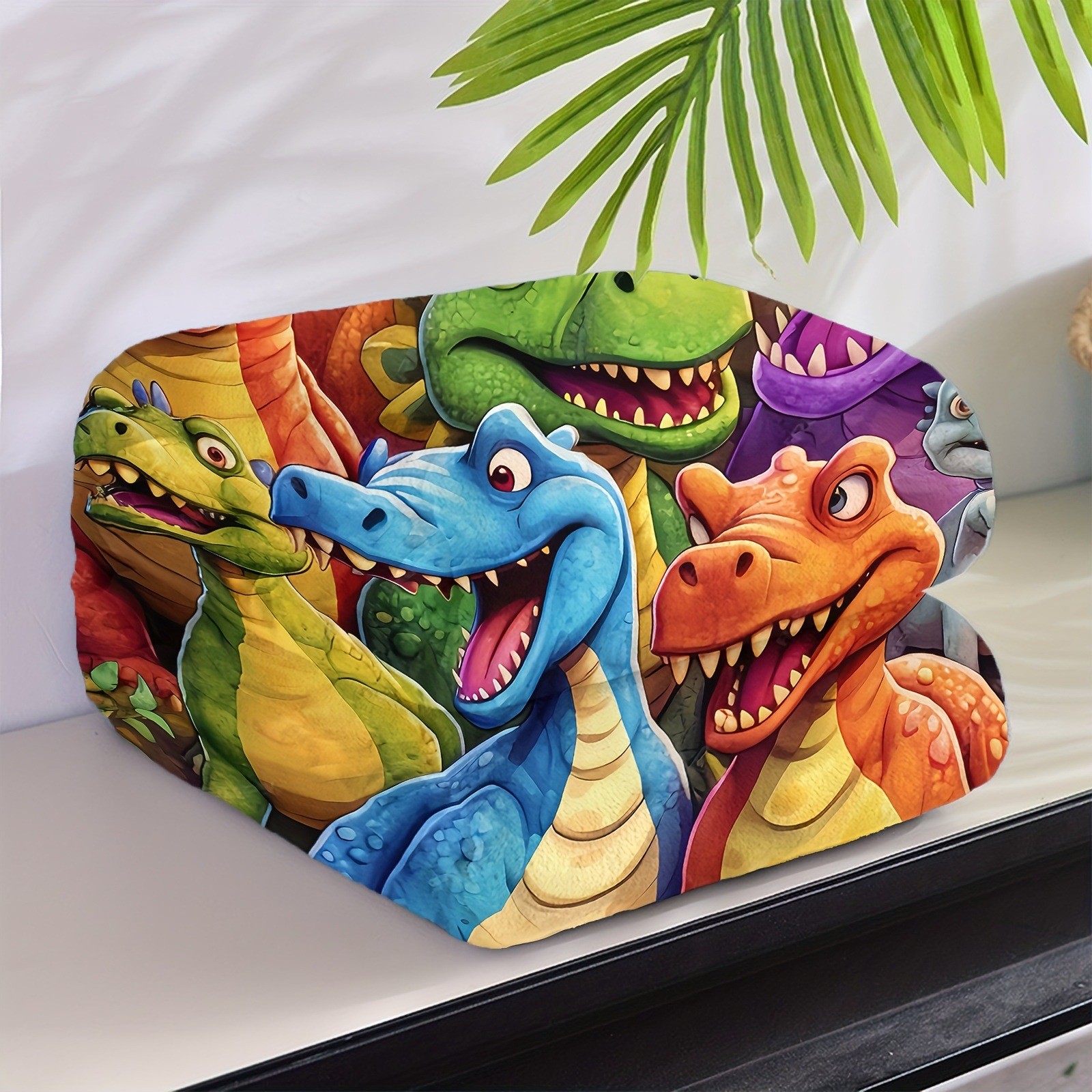 Cute Dinosaurs HD Digital Print Flannel Blanket