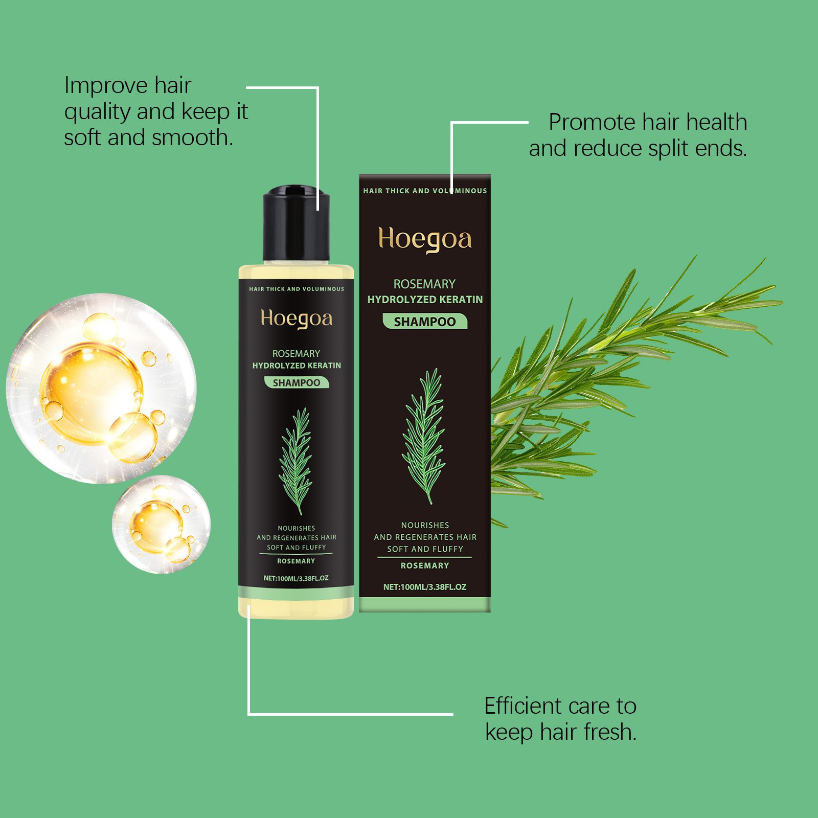 Organic Rosemary Hair Growth Shampoo