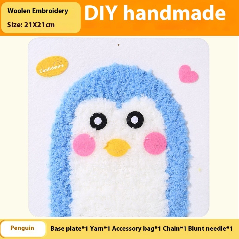 DIY Embroidery Doll Set