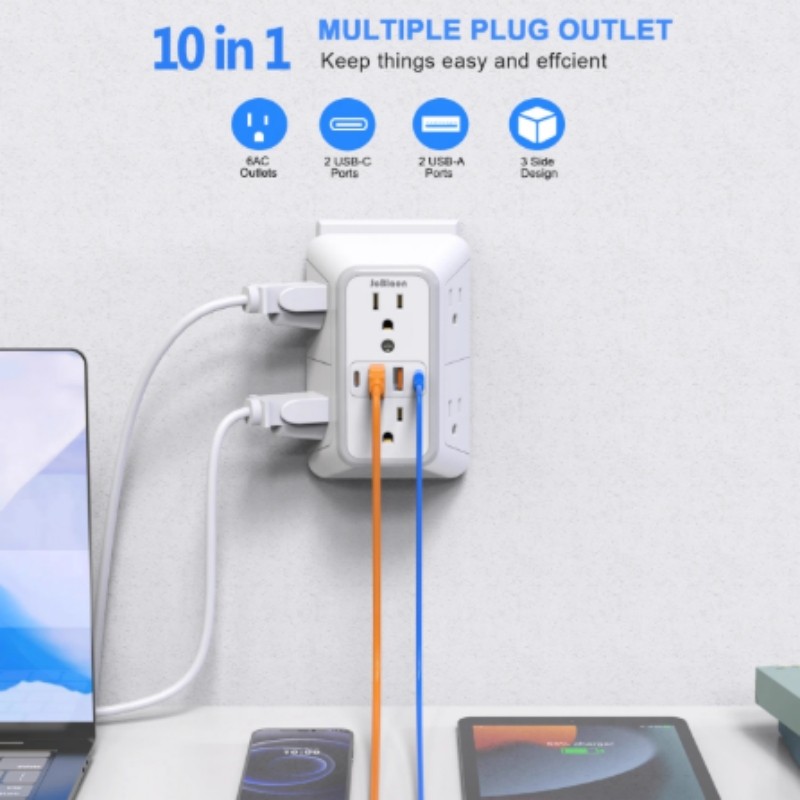 Multi Plug Outlet Surge Protector