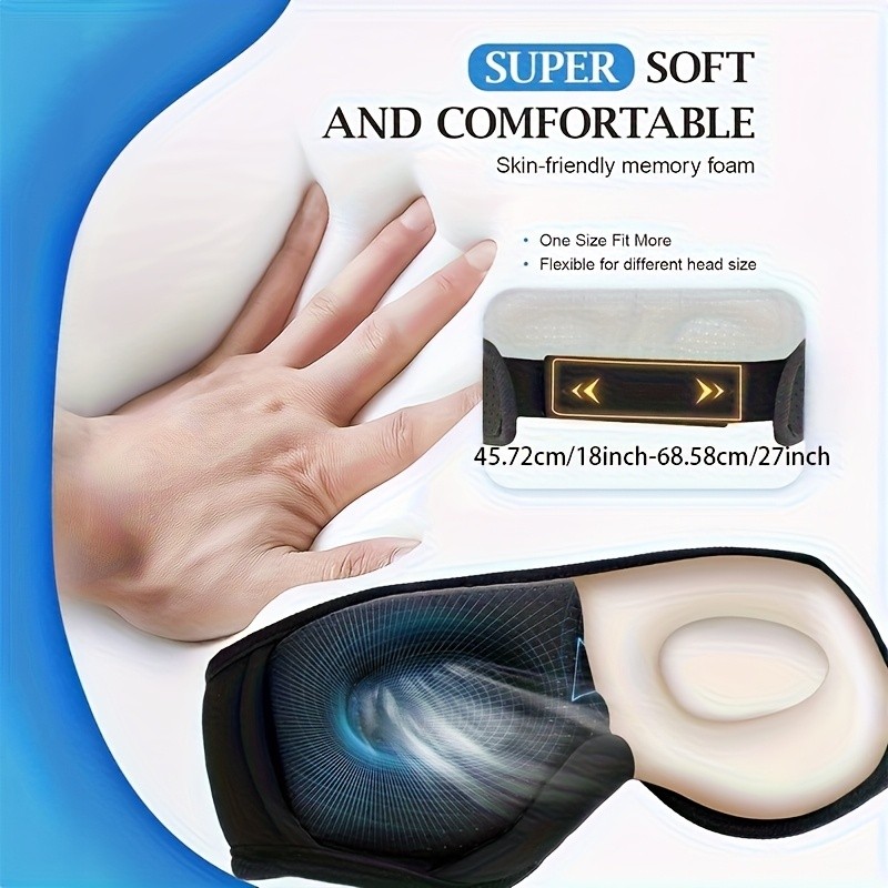 Wireless Sleep Headphones and Eye Mask Combo