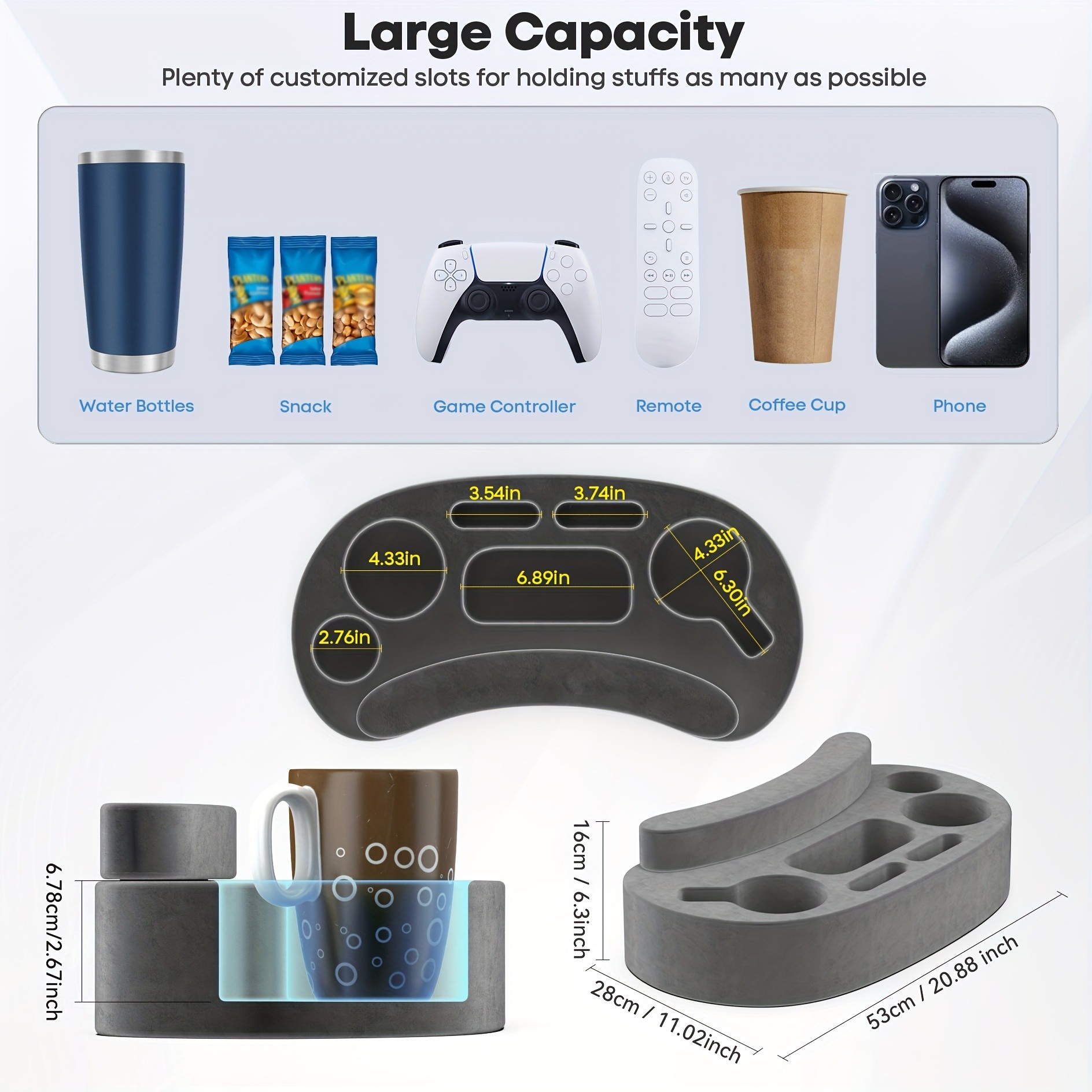 Multi-Functional Game Controller Stand Pillow