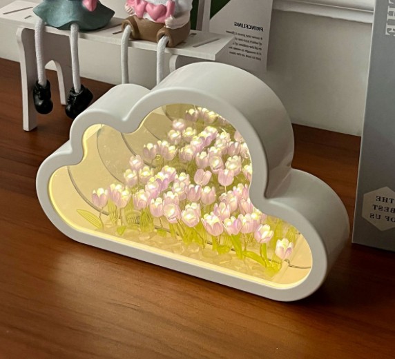 Tulip Night Light Mirror