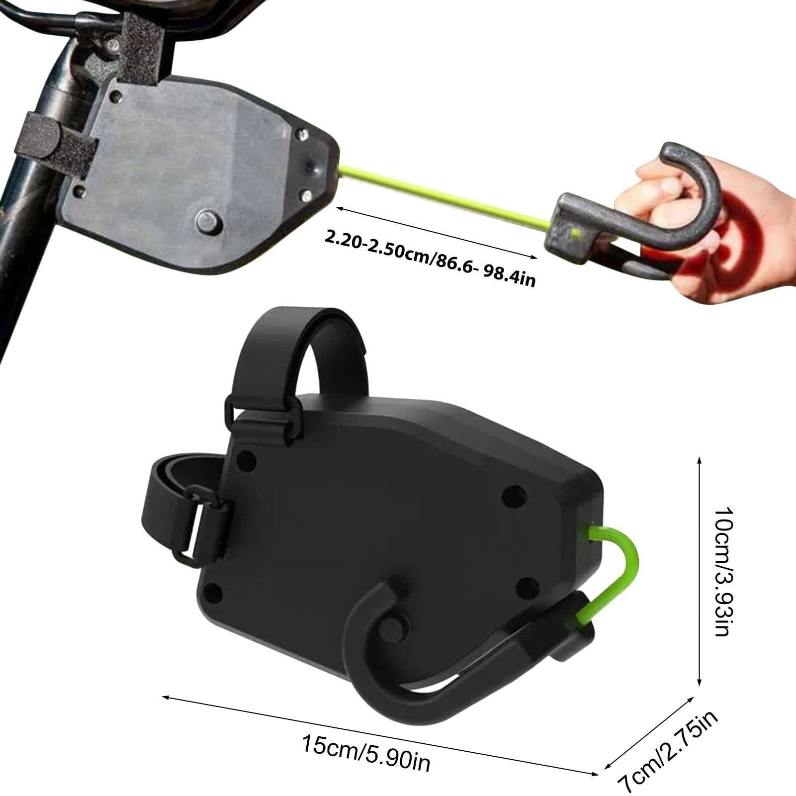 Retractable Bicycle Traction Rope