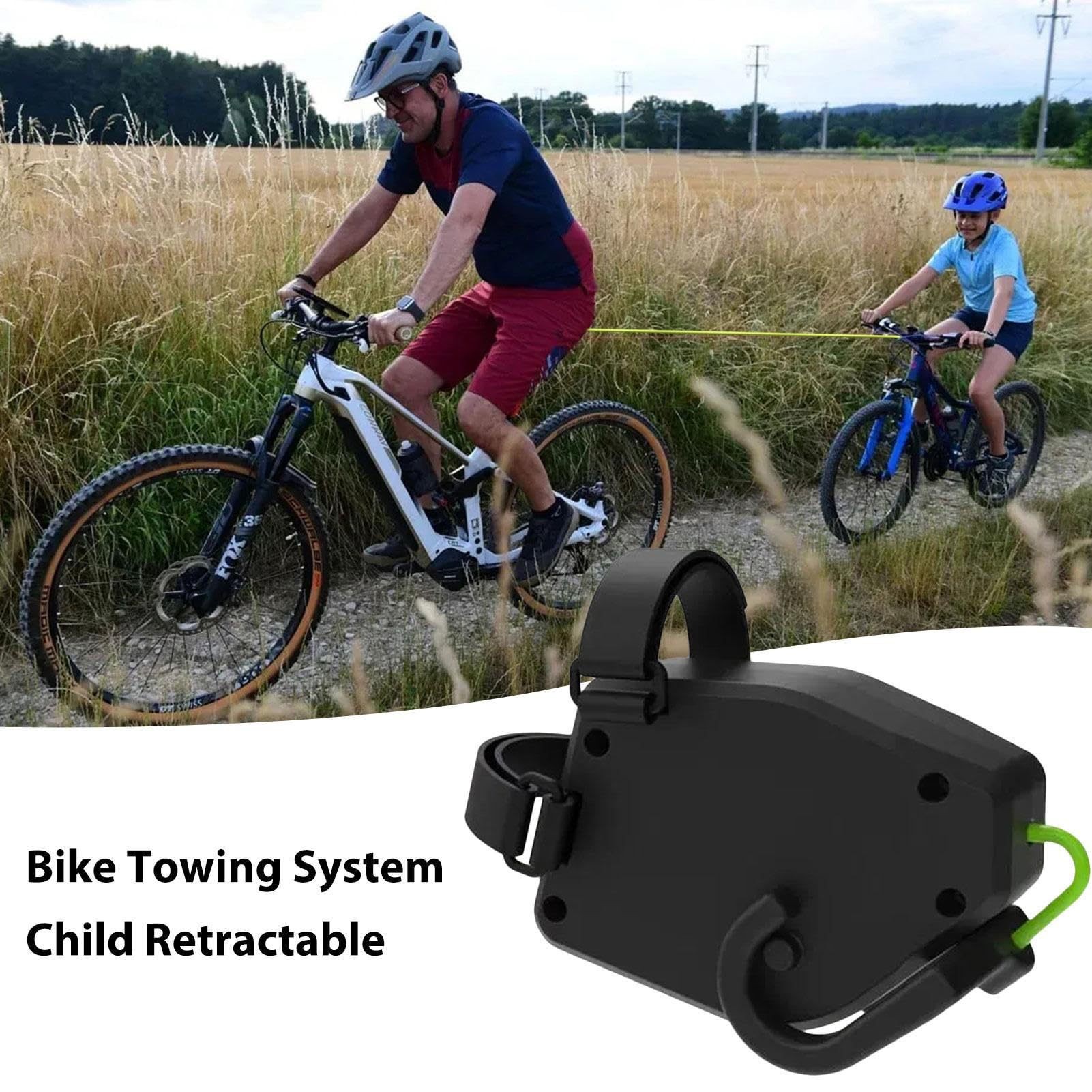 Retractable Bicycle Traction Rope