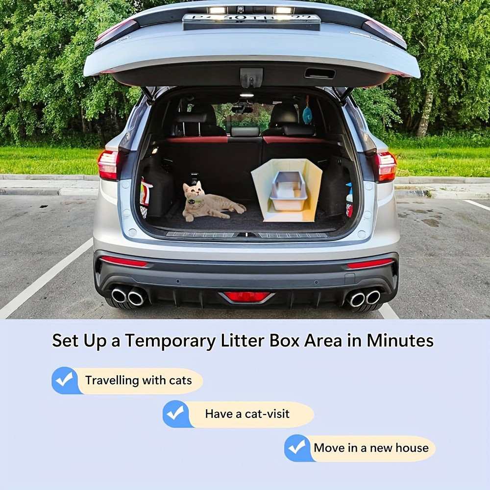 Cat Litter Box Fence  Anti-Dirty Cover for a Cleaner Home