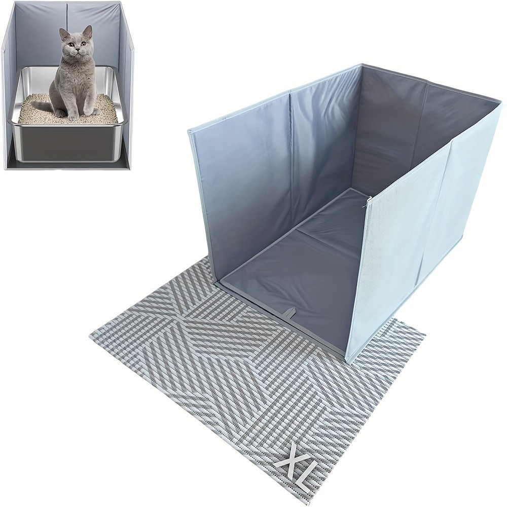 Cat Litter Box Fence  Anti-Dirty Cover for a Cleaner Home