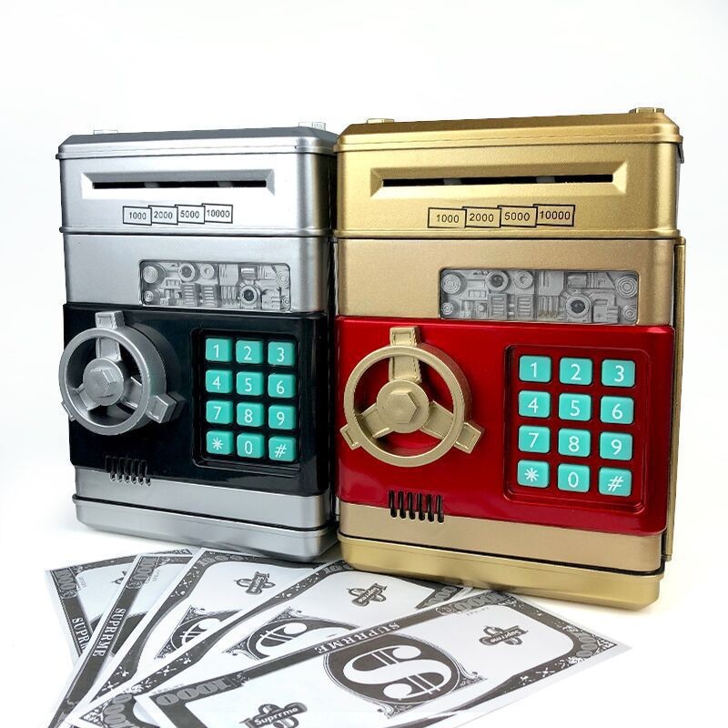 Digital Piggy Bank Safe Deposit Box for Kids
