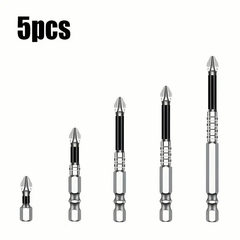 High-Magnetic Screwdriver Drill Bit Set