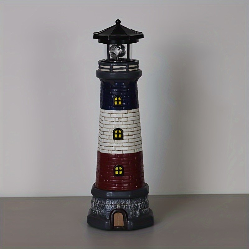 Solar Lighthouse  Illuminated Garden Beacon