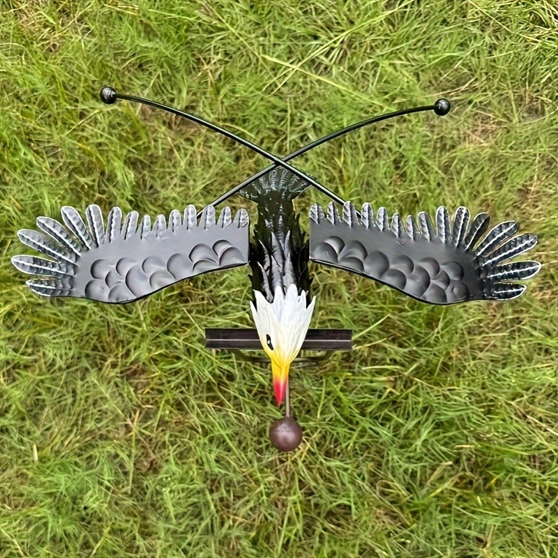 Flying Eagle Wind Spinners with Realistic Metal Wings