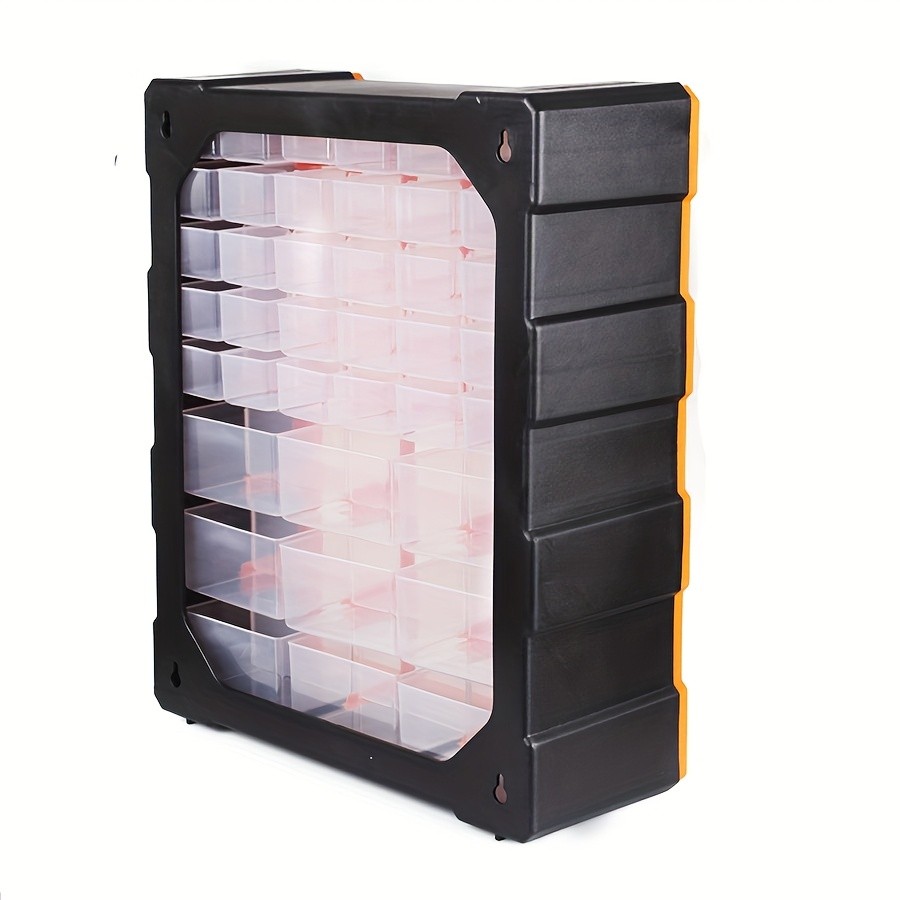 39-Drawer Heavy-Duty Plastic Parts Storage Cabinet