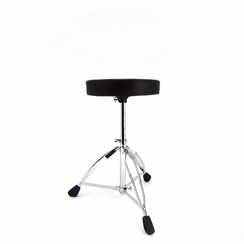 Heavy-Duty Adjustable Height Drum Stool with Padded Comfort & 360 Swivel